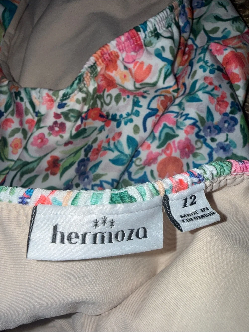 Hermoza Pink Floral One-Piece Swimsuit
